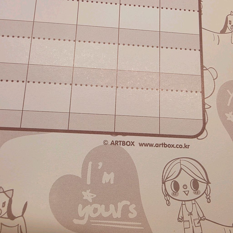 고전문구) 아트박스 노트 공책 2권 일괄--6