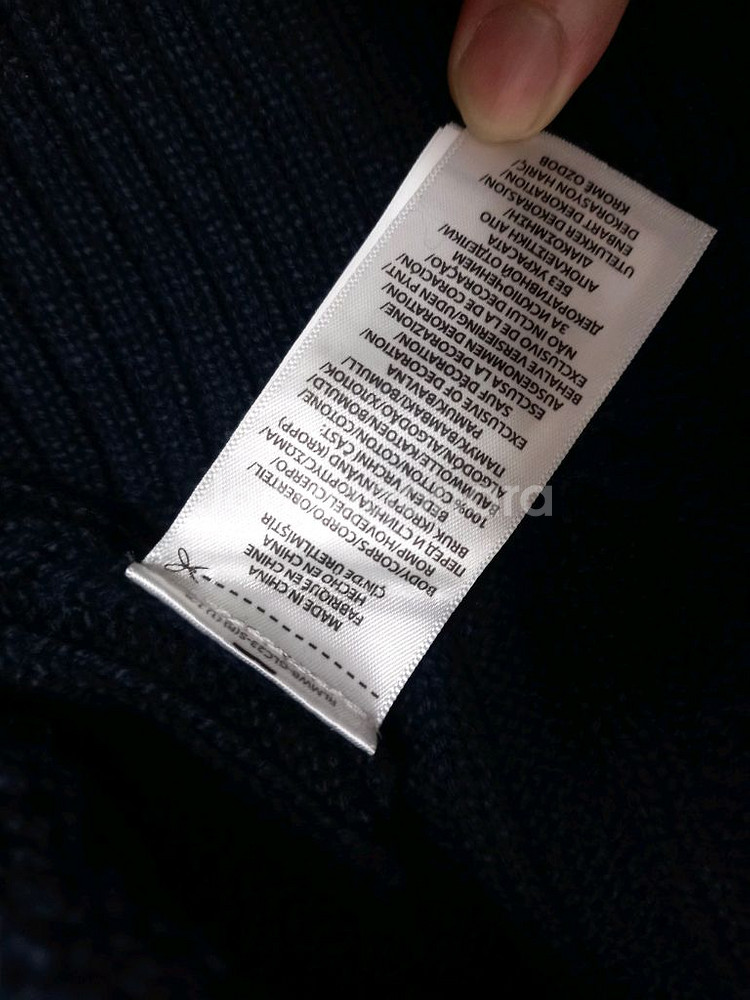 S사이즈- 폴로 케이블 니트 맨투맨--5