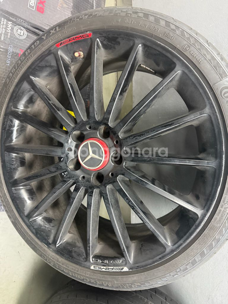 벤츠 a45 amg 19인치 순정휠 타이어 세트--0