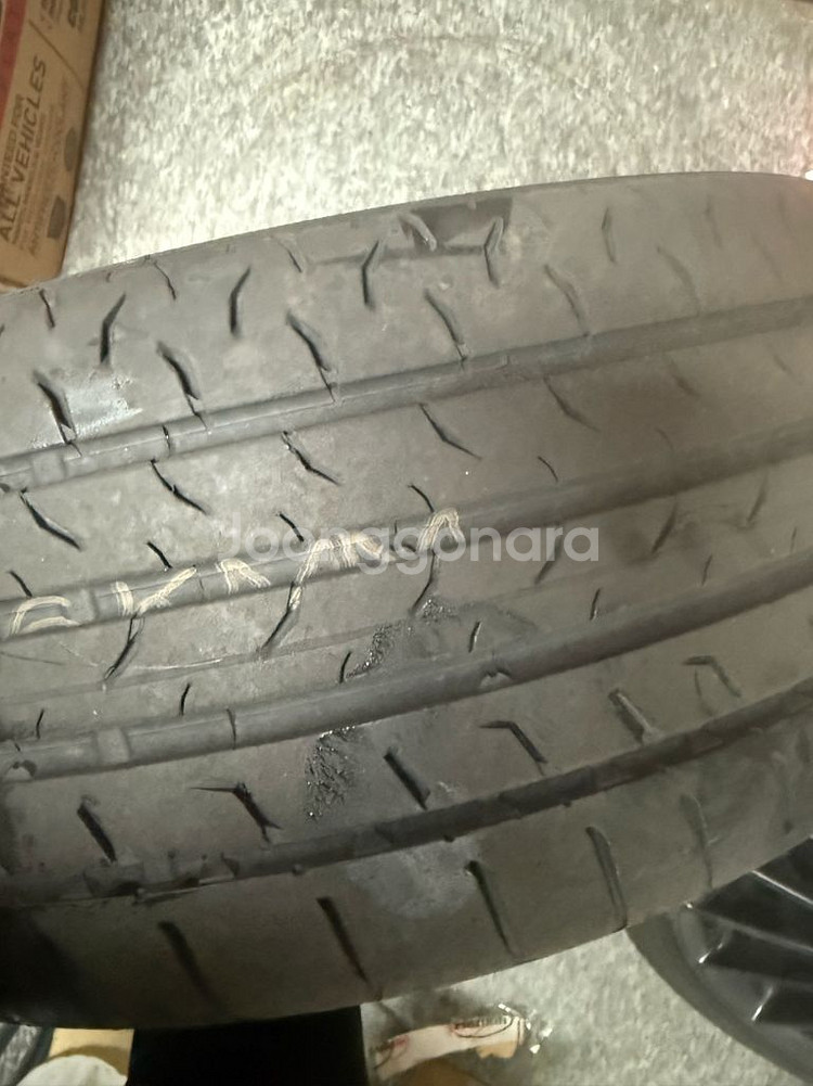 벤츠 a45 amg 19인치 순정휠 타이어 세트--4