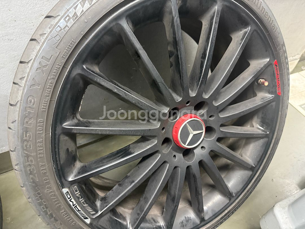 벤츠 a45 amg 19인치 순정휠 타이어 세트--1