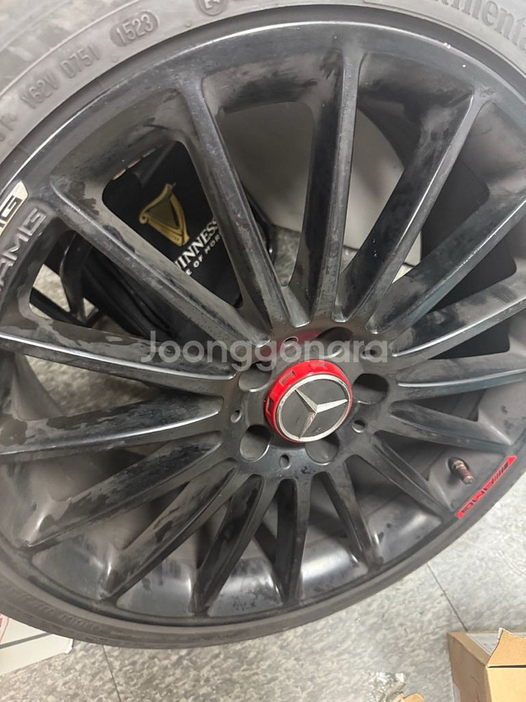 벤츠 a45 amg 19인치 순정휠 타이어 세트--2