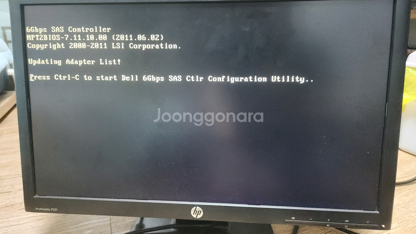 Dell H200 레이드 카드 사스케이블 포함--1