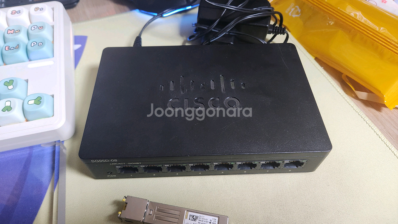 CISCO SG350-08 기가비트 스위치허브--0