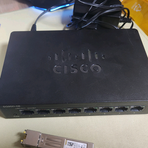 CISCO SG350-08 기가비트 스위치허브