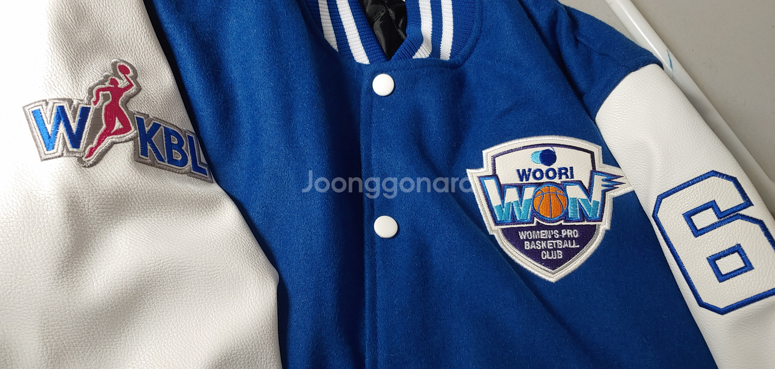 WKBL 우리은행 우리원 동계점퍼 105 XL--3