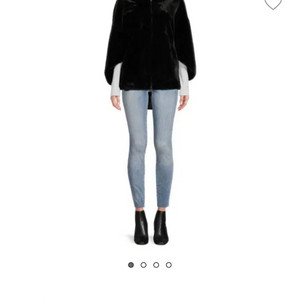 벨라파이어 리버시블 페이크밍크 후드 케이프 자켓