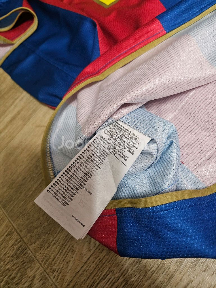 바르셀로나 호나우지뉴 호나우딩요 마킹 올드 유니폼--6