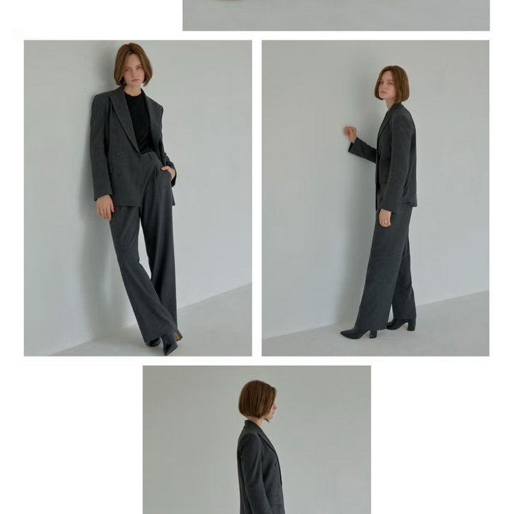 10MONTH 블랙 네이비 와이드팬츠--4