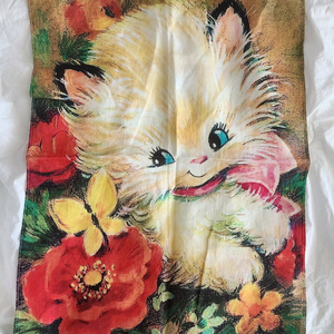 빈티지패브릭 고양이패브릭 빈티지고양이 포스터패브릭 패브릭포스터