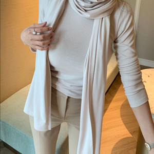 (새상품)더마농 알레 머플러 세트 연베이지