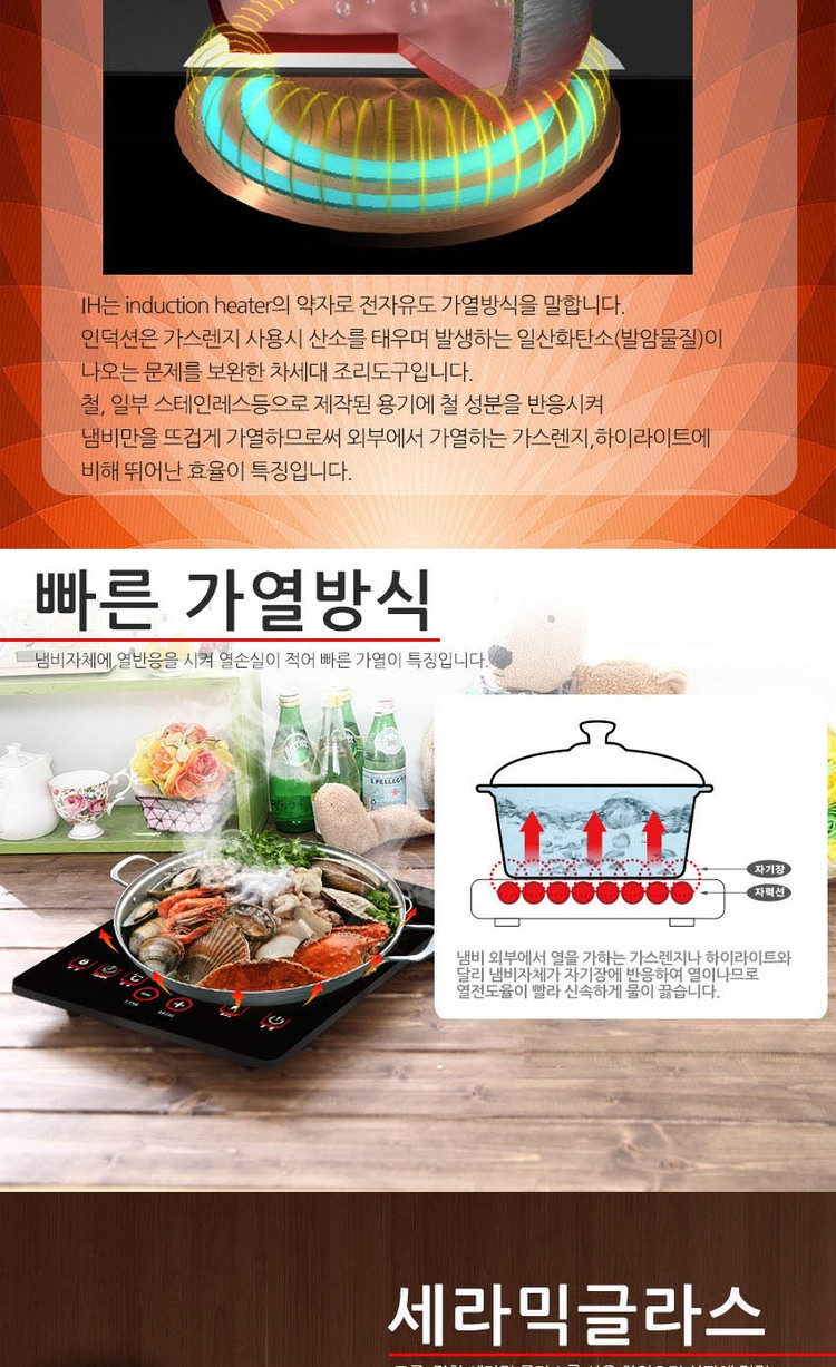 독일 바우어 프로 프리미엄 IH 터치식 인덕션 판매--4