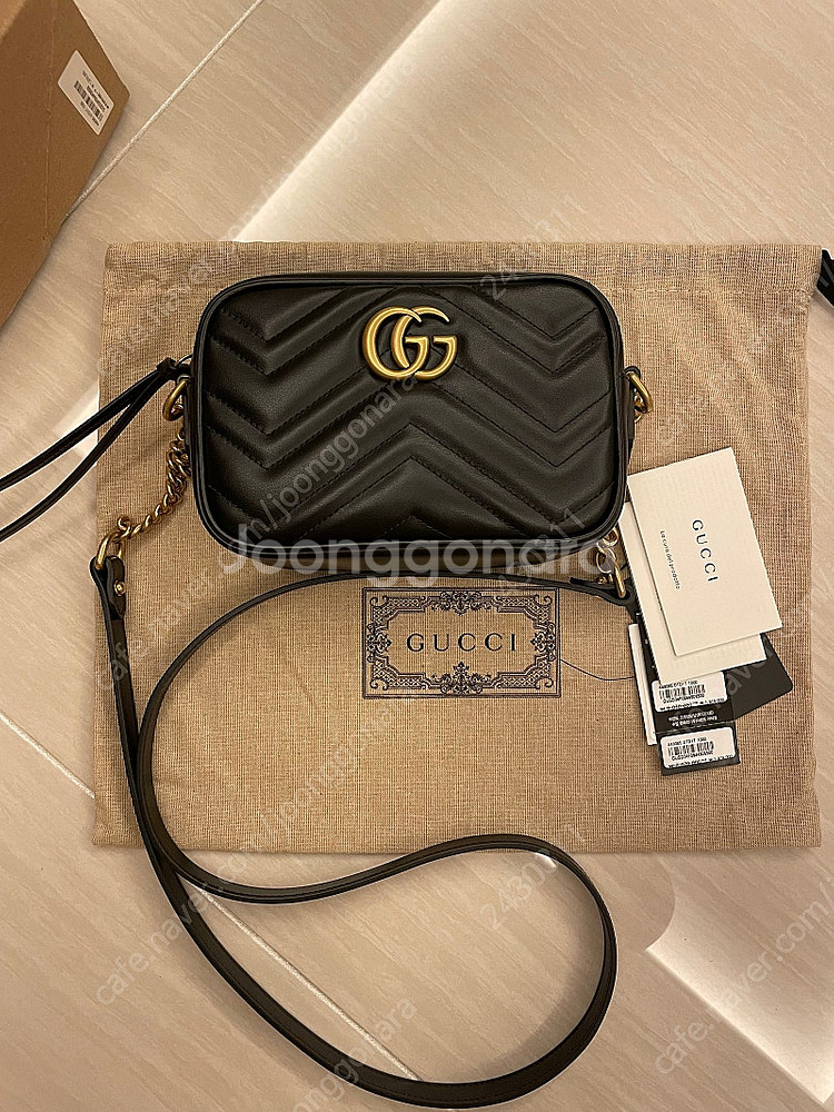 구찌 GG 마몽 마틀라세 미니백 448065 DTD1--0