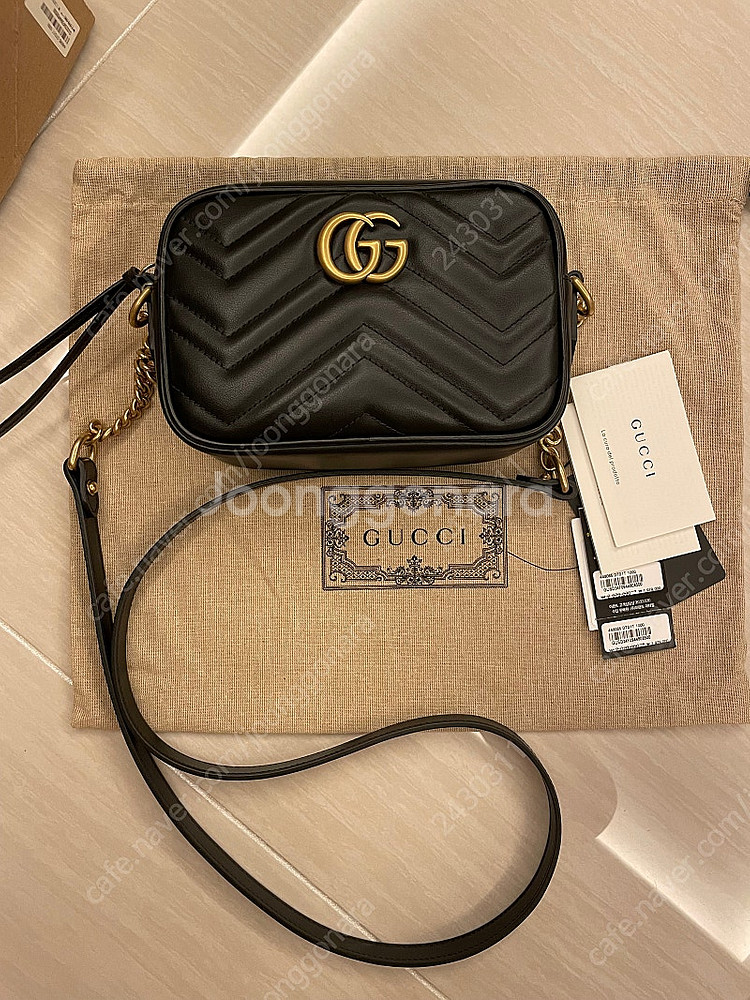 구찌 GG 마몽 마틀라세 미니백 448065 DTD1--1