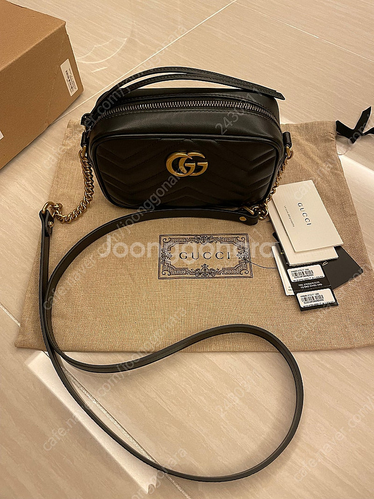 구찌 GG 마몽 마틀라세 미니백 448065 DTD1--2