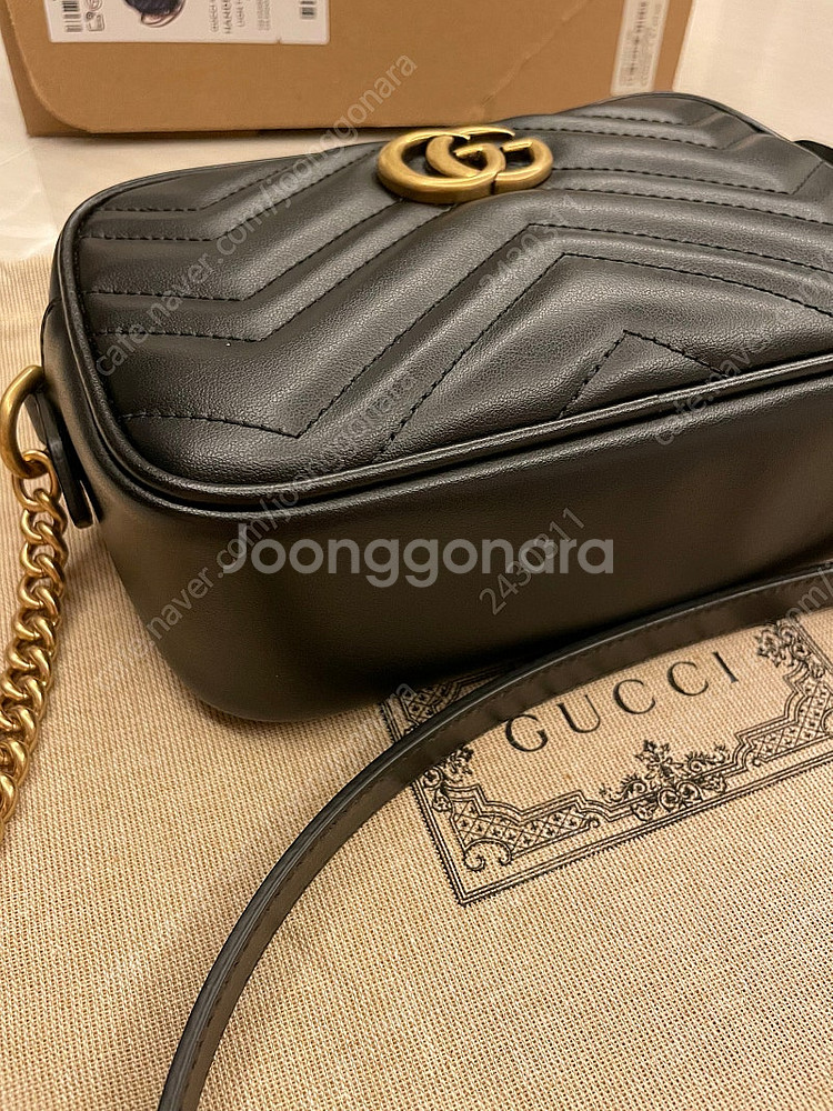 구찌 GG 마몽 마틀라세 미니백 448065 DTD1--3