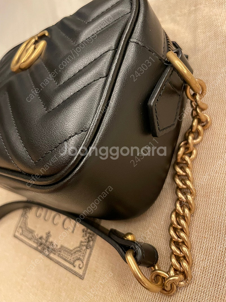 구찌 GG 마몽 마틀라세 미니백 448065 DTD1--4