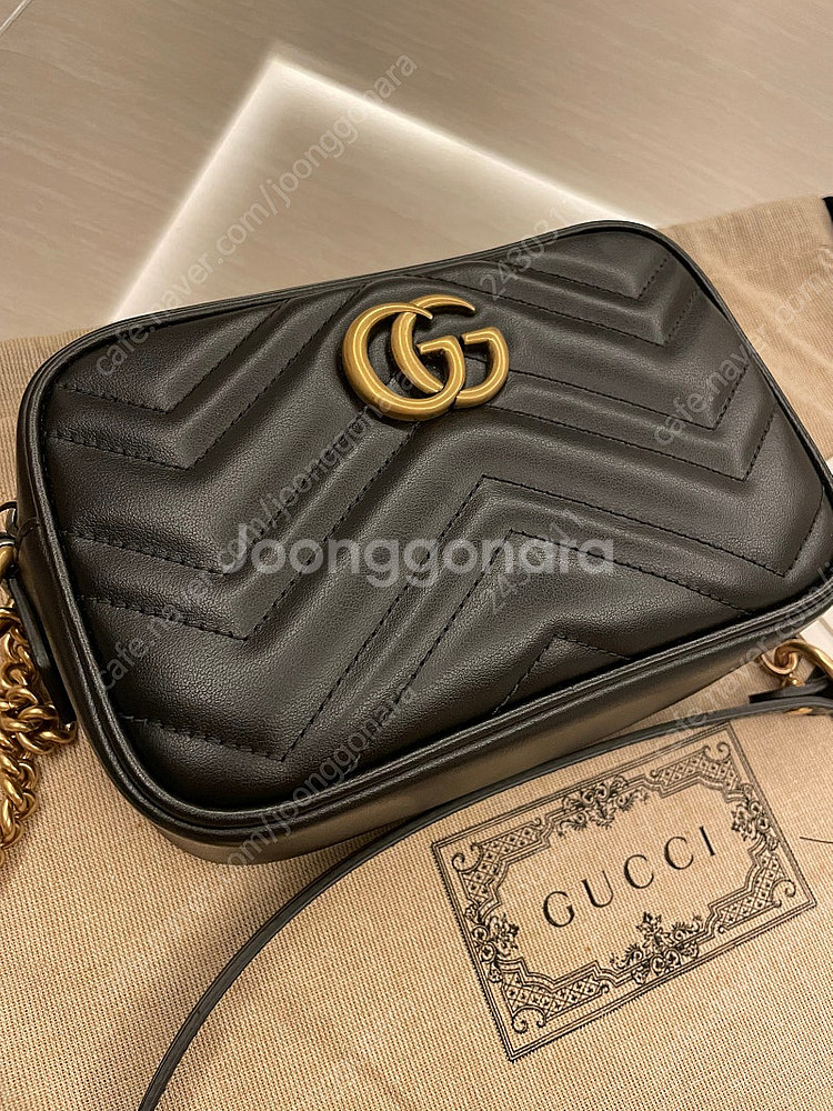 구찌 GG 마몽 마틀라세 미니백 448065 DTD1--6