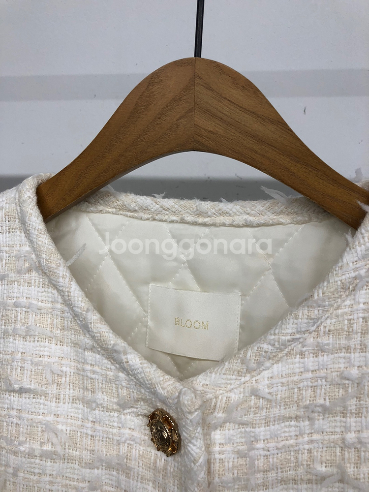 BLOOM 블룸 누빔 트위드 패딩 자켓 F--3