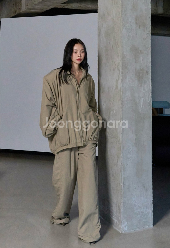 새상품) 랑거 langer 알파 오버 셋업 자켓 점퍼 바람막이--5