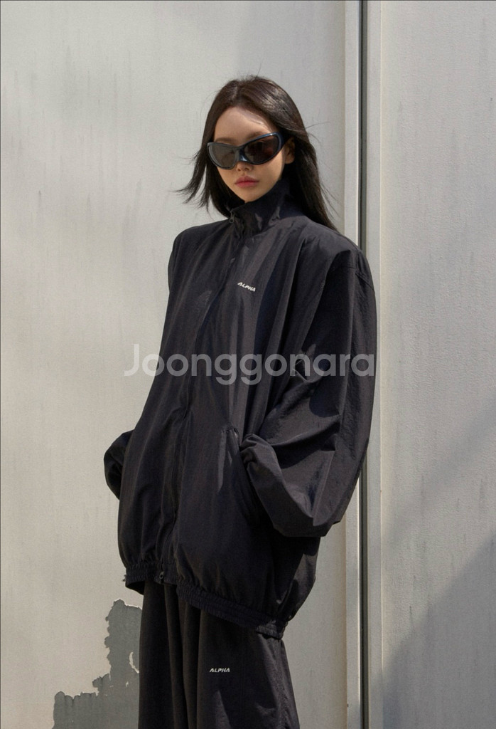 새상품) 랑거 langer 알파 오버 셋업 자켓 점퍼 바람막이--7