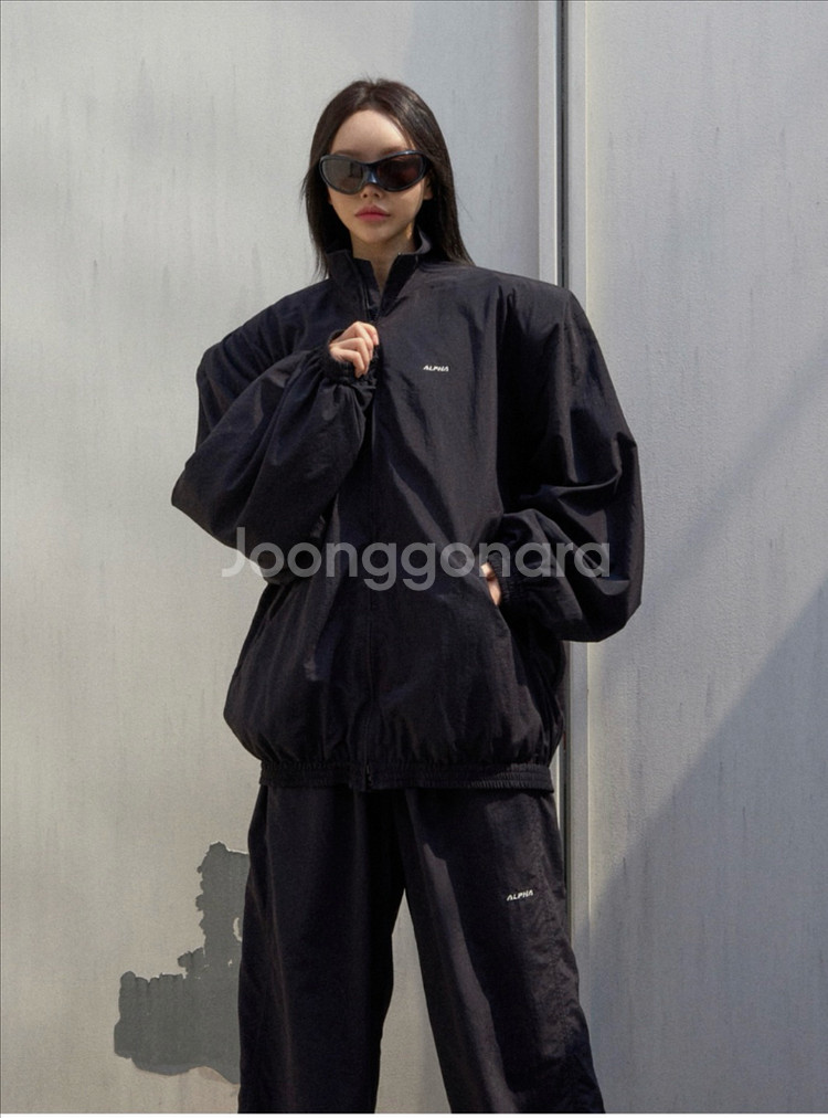 새상품) 랑거 langer 알파 오버 셋업 자켓 점퍼 바람막이--9