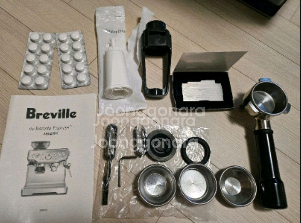 브레빌 코리아 커피 에스프레소 머신 반자동 정발 BES870--0