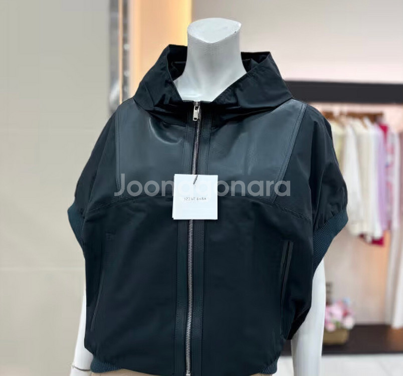 아이잗바바 후드넥 숏 양가죽 자켓 55--5