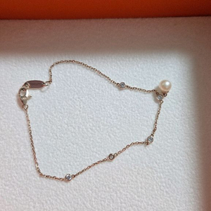 14k 로즈골드 팔찌