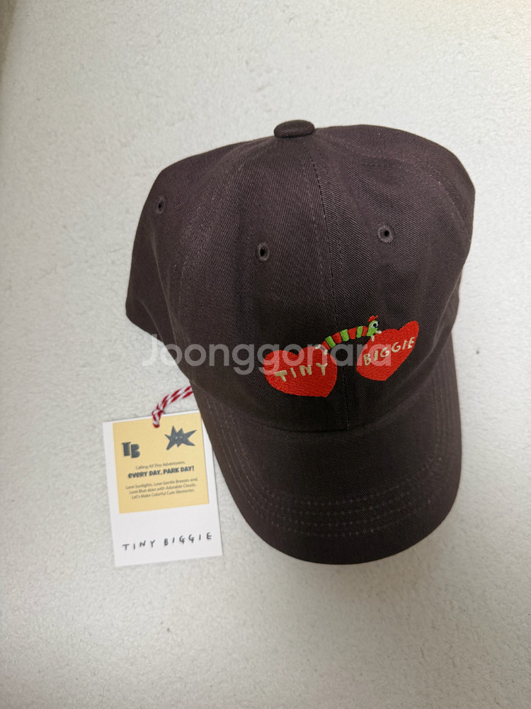 타이니비기 볼캡 (브라운) 새상품--0