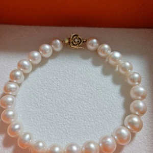 14k 장식 진주 팔찌
