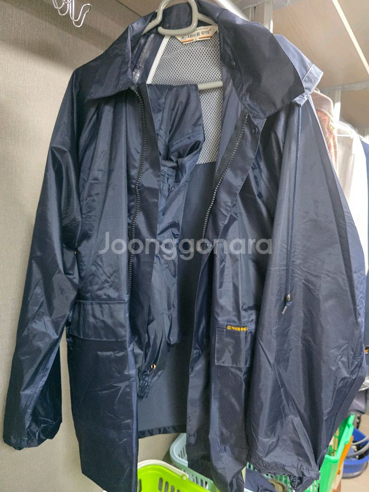 제비표 우비 상하의 세트/새제품/사이즈 L--0