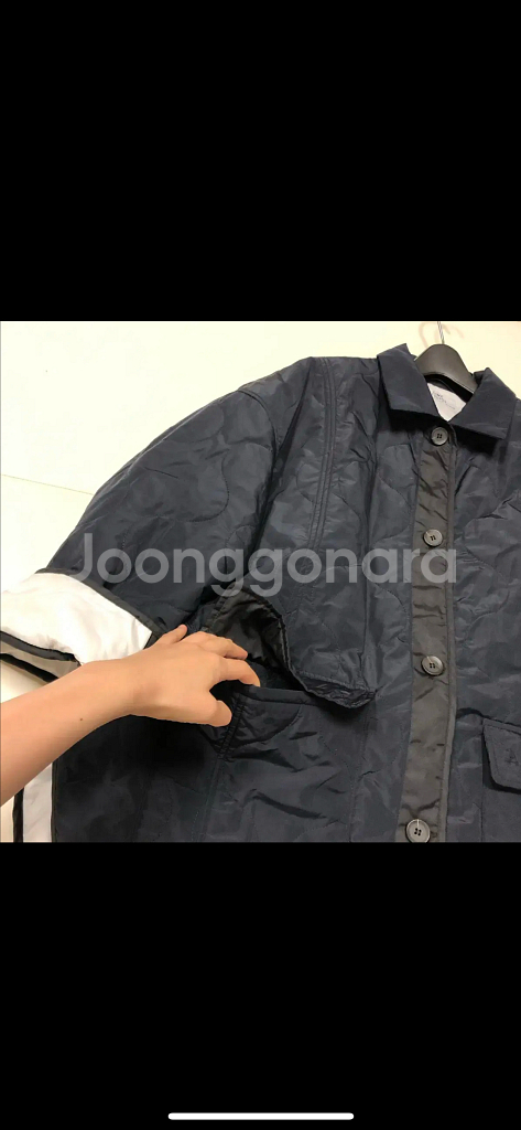 제평 라임스튜디오 퀼팅 누빔 오버핏 패딩 점퍼 자켓 코트 타임마인미샤--5