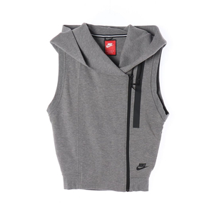 [XS]나이키 그레이 사이드 집업 후드 집업 조끼 베스트