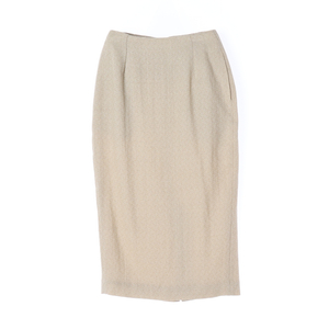 [S]블러썸에이치컴퍼니 베이지 트위드 롱 스커트 셋업 치마