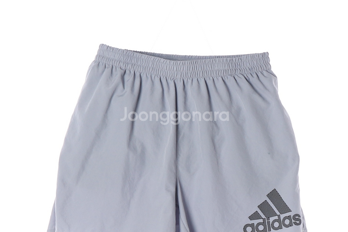 [XL]아디다스 삼선 라벤더 밴딩 러닝 쇼츠 반바지 스웨트팬츠--1