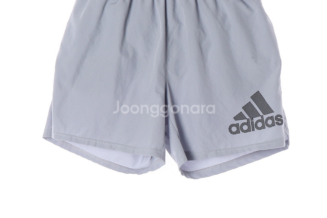 [XL]아디다스 삼선 라벤더 밴딩 러닝 쇼츠 반바지 스웨트팬츠--2