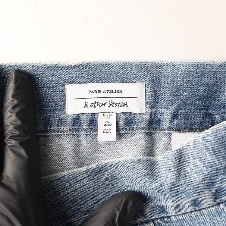 [S]앤아더스토리즈 미디 청치마 데님스커트--4