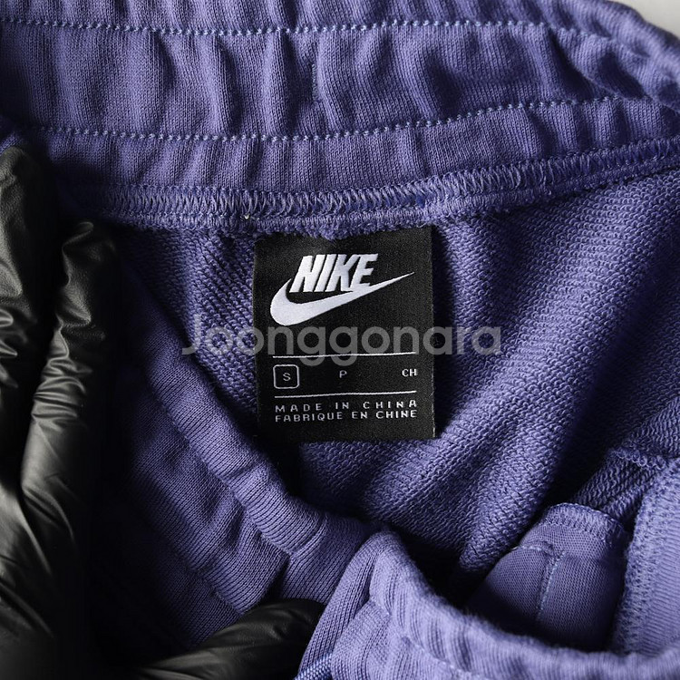 [S]나이키 퍼플 밴딩 트레이닝 바지 스웨트팬츠--5