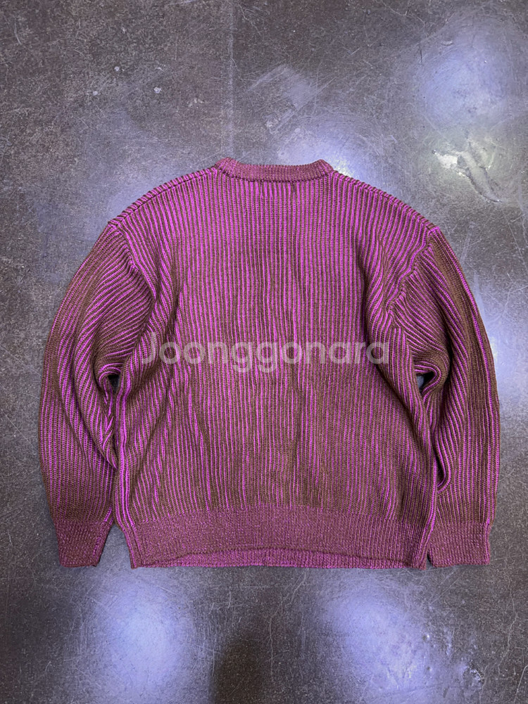 크리틱 버터플라이 니트 스웨터 브라운 M--4