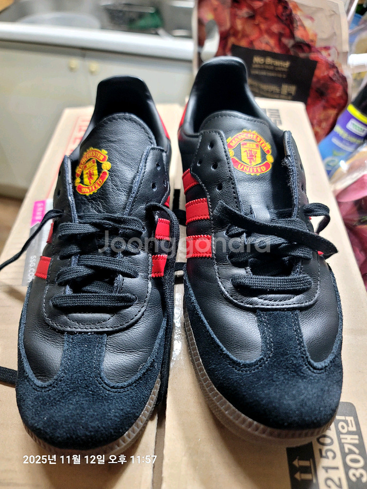 아디다스 맨체스터 유나이티드 삼바 265mm--0