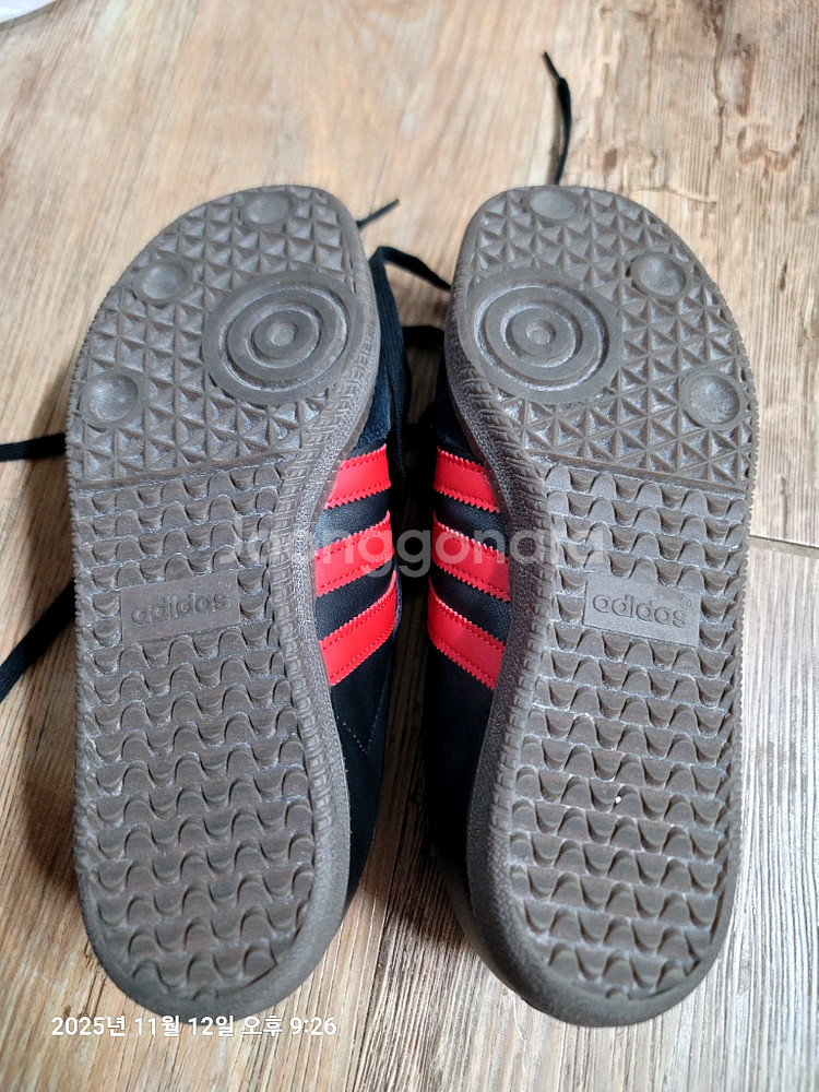 아디다스 맨체스터 유나이티드 삼바 265mm--5