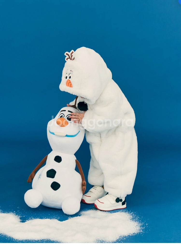 디즈니베이비 울라프 우주복 90--0