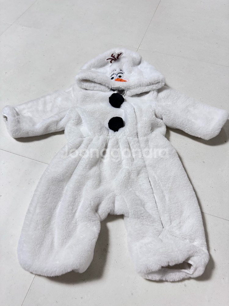 디즈니베이비 울라프 우주복 90--2