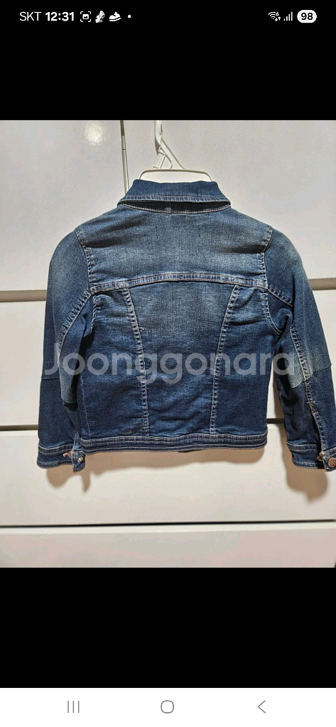 망고키즈 데님 재킷 3세~4세--1