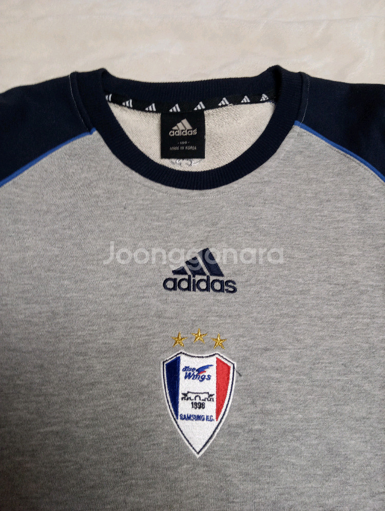 수원삼성 아디다스 스웨트탑 팝니다--1