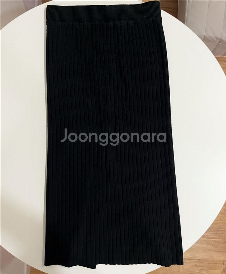 골지 밴딩 치마 롱스커트 총장약71--1