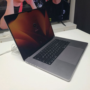 2022 맥북 프로 16 인치 M1 RAM32 SSD1TB 쿨매 원가390만원