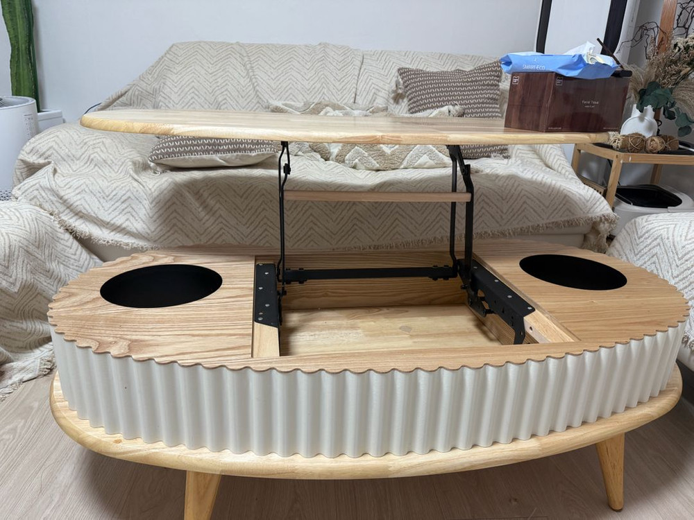 땅콩 템바보드 리프트업 테이블 1200 이미지