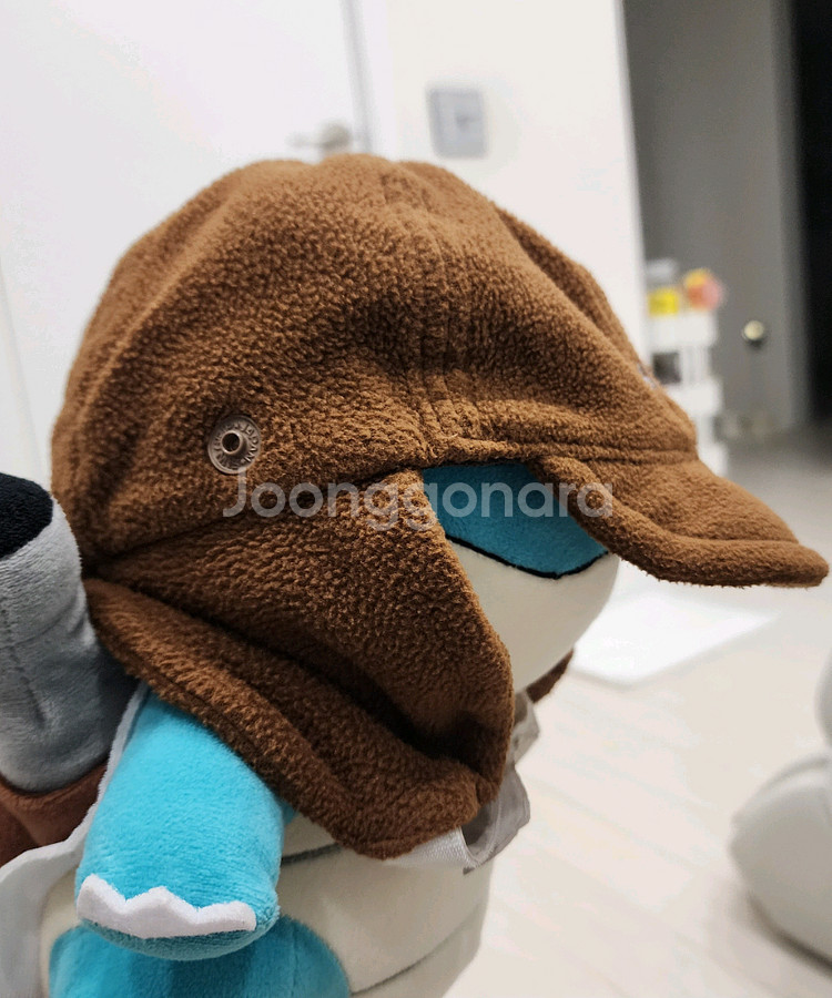 뉴발란스 키즈 이중 베이지색 모자--7